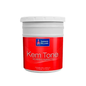 alt="Pintura vinílica Kem Tone mate bajo VOC Sherwin-Williams – acabado profesional y ecológico"