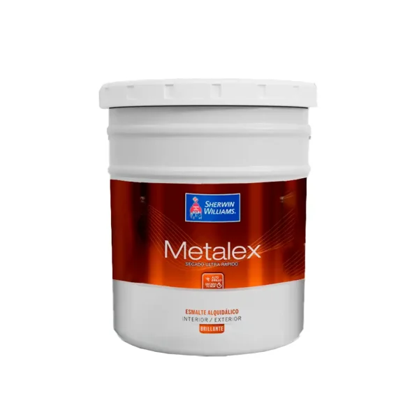 alt="Esmalte Metalex Sherwin-Williams – protección metálica con acabado brillante duradero"