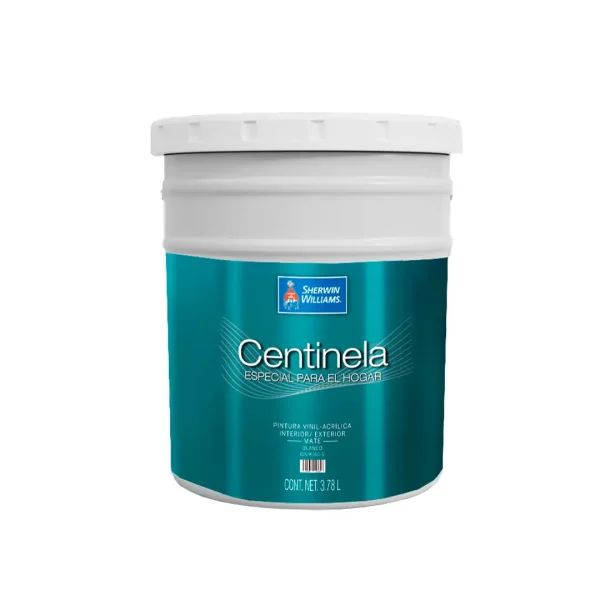 alt="Pintura vinílica Centinela Sherwin-Williams – ideal para muros interiores y exteriores"